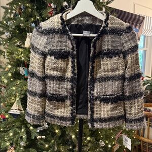 NWT Chanel Style Cropped Women's boucle jacket
